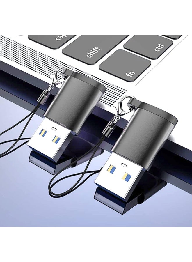 تايكوم محول من النوع C إلى USB 3.0، عبوتان، OTG من النوع C أنثى إلى USB 5 جيجابت في الثانية، النوع C 3.1 متوافق مع أجهزة MacBook Pro و iPad Pro وأجهزة الكمبيوتر المحمولة، توصيل الطاقة والمزيد. - Image 1